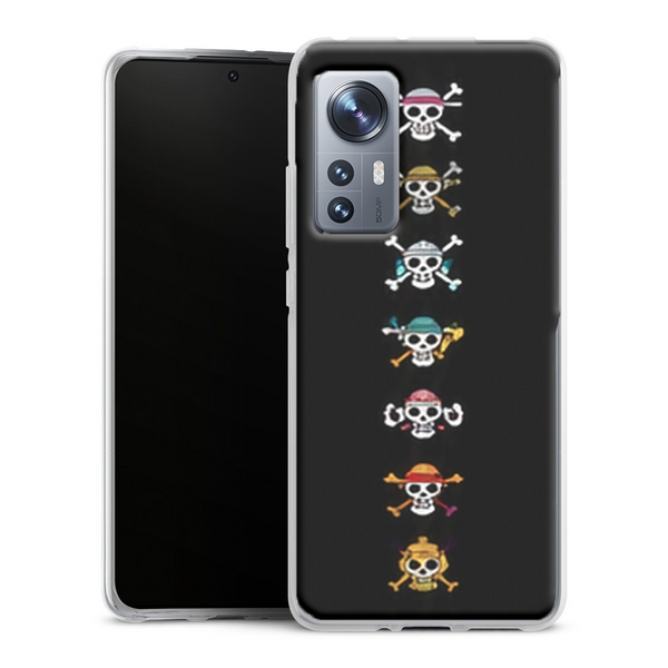 Coque Xiaomi 12 5G One Piece Mugiwara Skull Stack