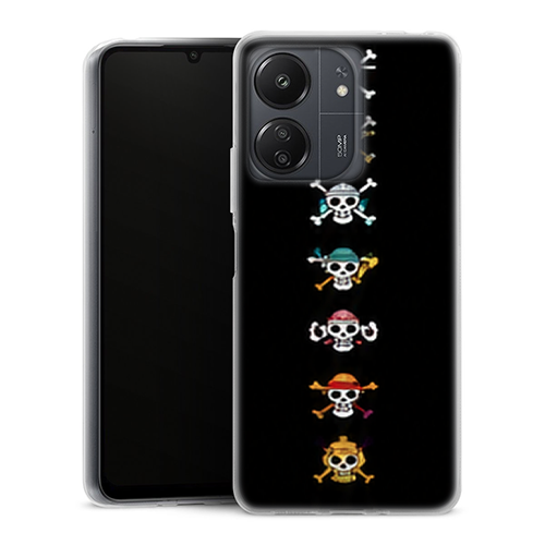 Coque Xiaomi Redmi 13C One Piece Mugiwara Skull Stack