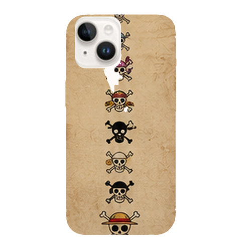 Coque iPhone 15 One Piece Mugiwara Skull Totem