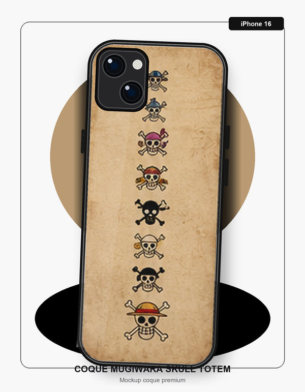 Coque Mugiwara Skull Totem iPhone 16 One Piece