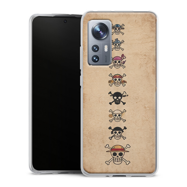 Coque Xiaomi 12 5G One Piece Mugiwara Skull Totem