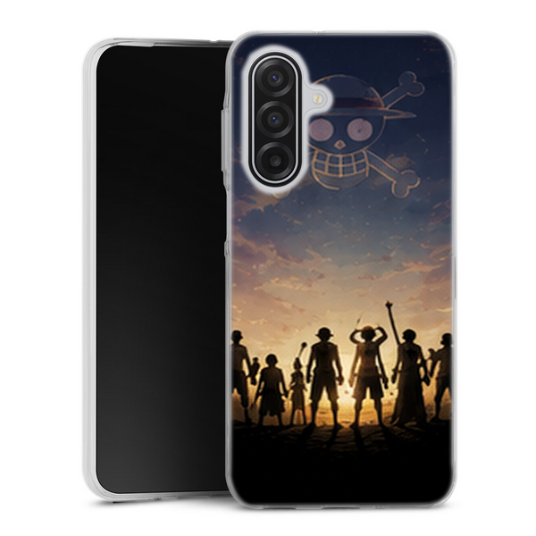 Coque Samsung A17 5G One Piece Nakama Sunset Crew