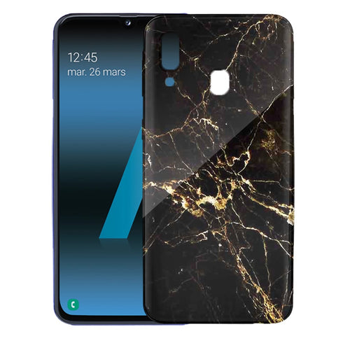 Coque pour samsung galaxy a40 marbre en plexiglass