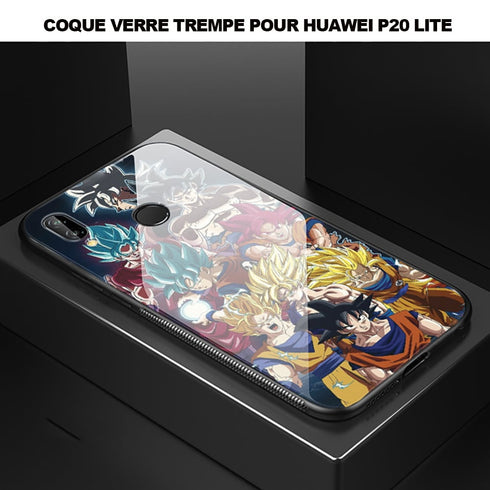 Coque Sangoku Evolution pour Huawei P20 LITE , protection renforcée en Verre Trempé
