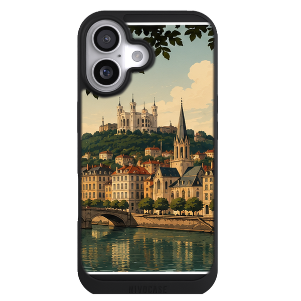 Coque Rhone-Alpes Lyon Basilique et Saone - Ville, Collines et Reflets