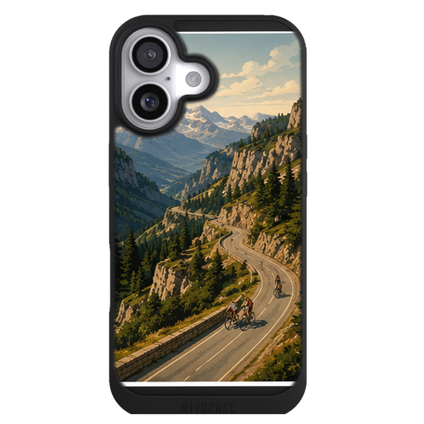 Coque Rhone-Alpes Route des Cols Cyclistes - Virages et Sommets