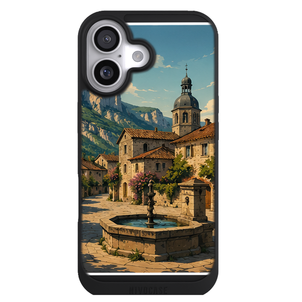 Coque Rhone-Alpes Village Alpin Authentique - Fontaine, Clocher et Montagnes