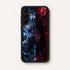 Coque Samsung Galaxy A26 5G Duel Éclair Lune Rouge vue inclinée