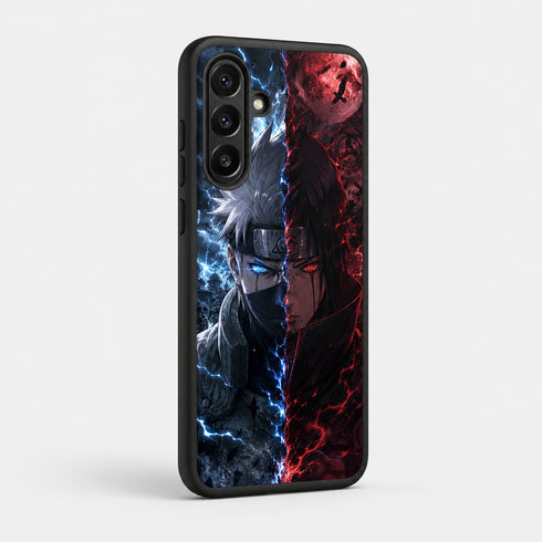 Coque Samsung Galaxy A26 5G Duel Éclair Lune Rouge vue arrière centrée