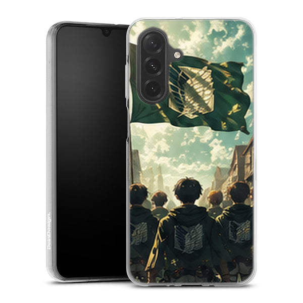 Coque Samsung A27 5G Bataillon Exploration Drapeau du Bataillon Bataillon d Exploration Attaque des Titans - coque Samsung A27 5G Attaque des Titans