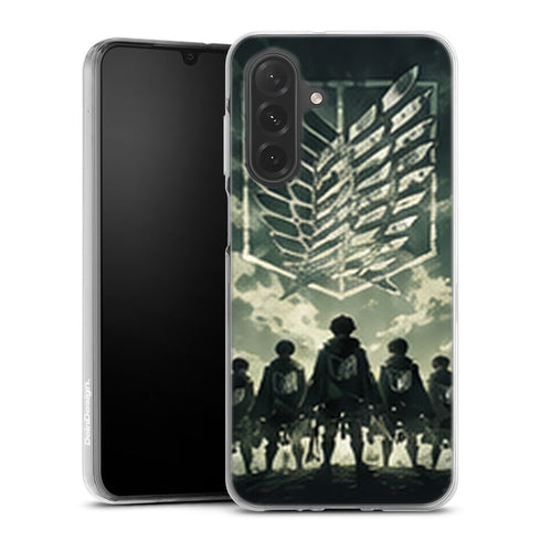 Coque Samsung A27 5G Bataillon Exploration Equipe Sous Le Blason Coque Manga Premium - coque Samsung A27 5G Attaque des Titans