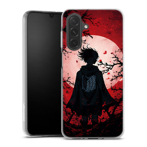 Coque Samsung A27 5G Bataillon Exploration Lune Rouge Bataillon d Exploration Fond d Cran - coque Samsung A27 5G Attaque des Titans