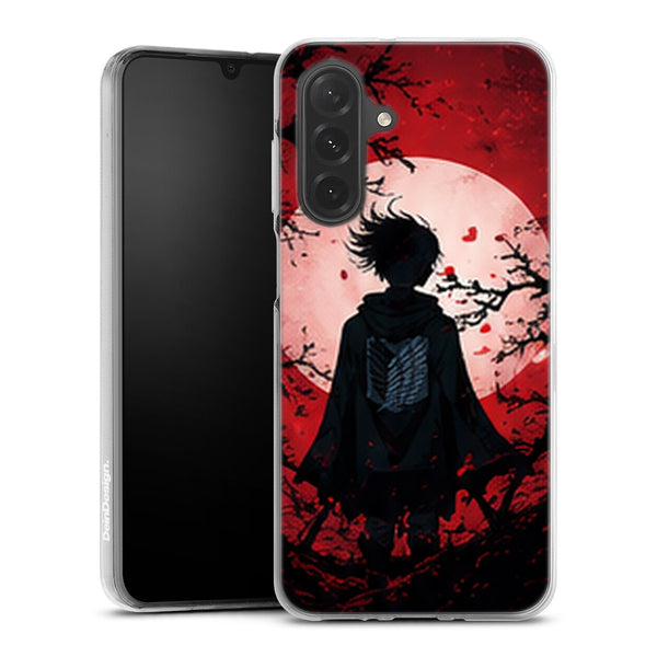 Coque Samsung A27 5G Bataillon Exploration Lune Rouge Bataillon d Exploration Fond d Cran - coque Samsung A27 5G Attaque des Titans