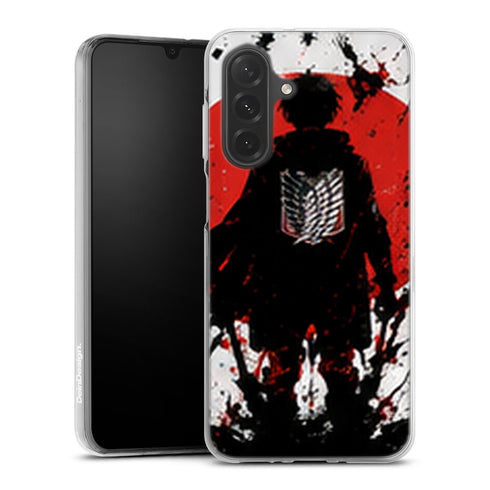 Coque Samsung A27 5G Bataillon Exploration Silhouette Rouge Bataillon d Exploration Livraison 48h - coque Samsung A27 5G Attaque des Titans