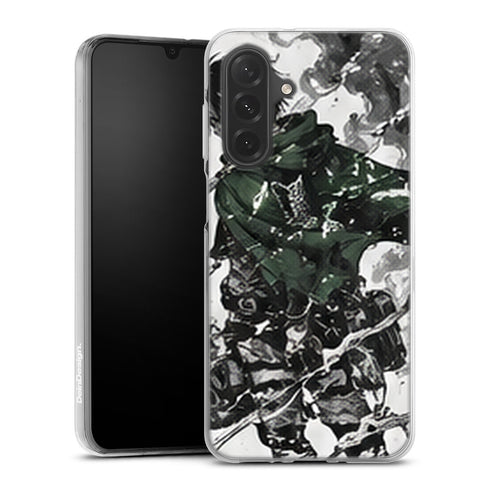 Coque Samsung A27 5G Bataillon Exploration Soldat Noir et Blanc Coque Levi Ackerman - coque Samsung A27 5G Attaque des Titans