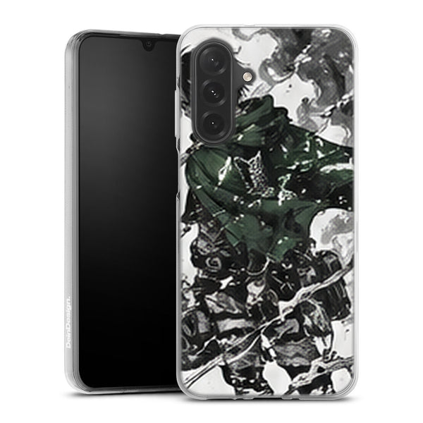 Coque Samsung A27 5G Bataillon Exploration Soldat Noir et Blanc Coque Levi Ackerman - coque Samsung A27 5G Attaque des Titans