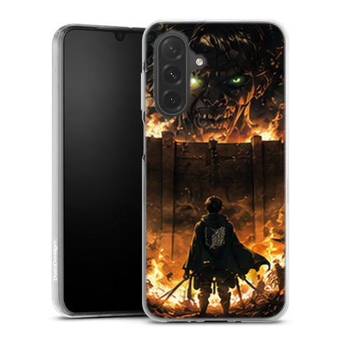 Coque Samsung A27 5G Bataillon Exploration Titan aux Yeux Verts Bataille Titan Manga - coque Samsung A27 5G Attaque des Titans