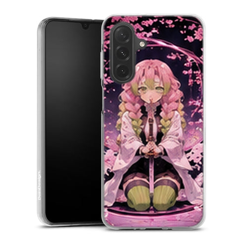 Coque Samsung A27 5G Demon Slayer Mitsuri Kanroji Assis Arche Rose - coque Samsung A27 5G Demon Slayer