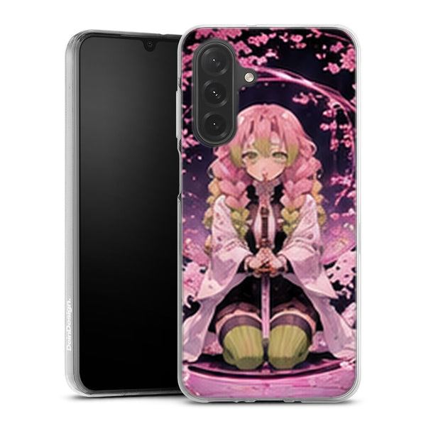 Coque Samsung A27 5G Demon Slayer Mitsuri Kanroji Assis Arche Rose - coque Samsung A27 5G Demon Slayer