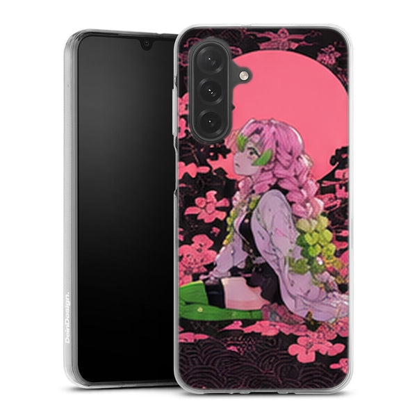 Coque Samsung A27 5G Demon Slayer Mitsuri Kanroji Assis Soleil Rose - coque Samsung A27 5G Demon Slayer
