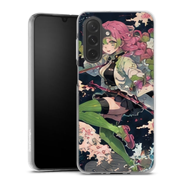Coque Samsung A27 5G Demon Slayer Mitsuri Kanroji Attaque Vague Fleurie - coque Samsung A27 5G Demon Slayer