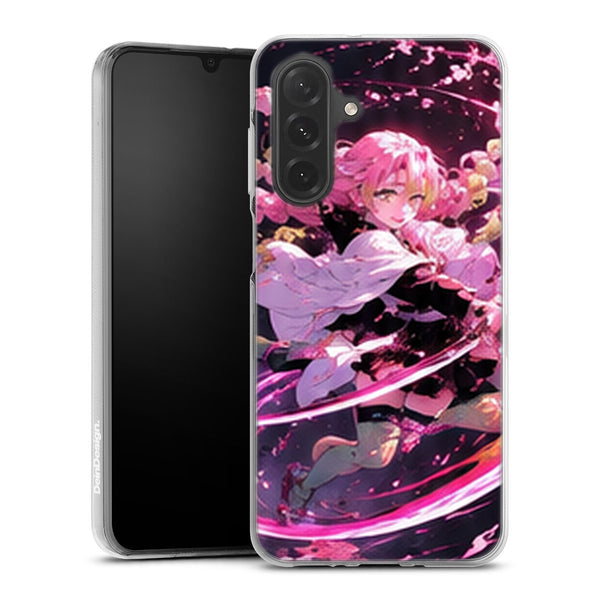 Coque Samsung A27 5G Demon Slayer Mitsuri Kanroji Combat Tourbillon Rose - coque Samsung A27 5G Demon Slayer