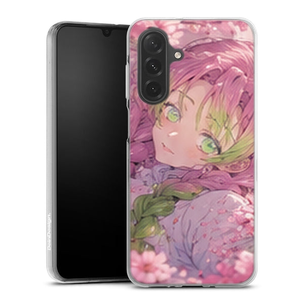 Coque Samsung A27 5G Demon Slayer Mitsuri Kanroji Portrait Cerisiers - coque Samsung A27 5G Demon Slayer