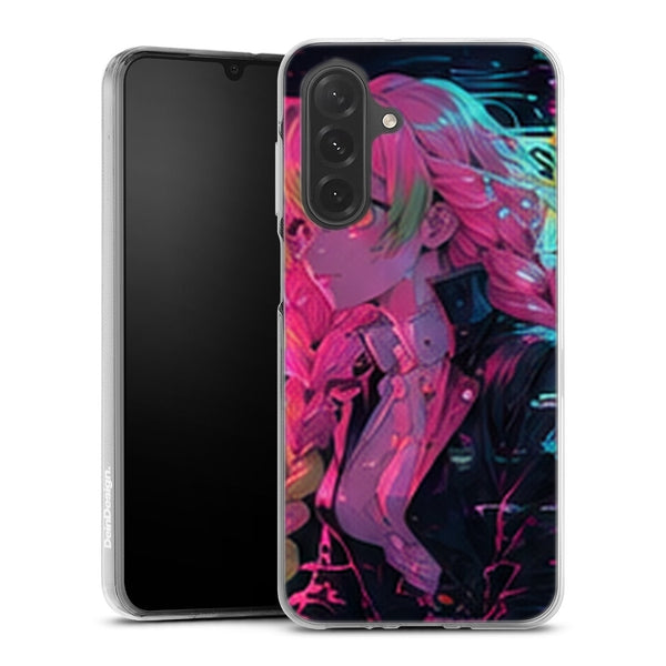 Coque Samsung A27 5G Demon Slayer Mitsuri Kanroji Portrait Neon Cyber - coque Samsung A27 5G Demon Slayer