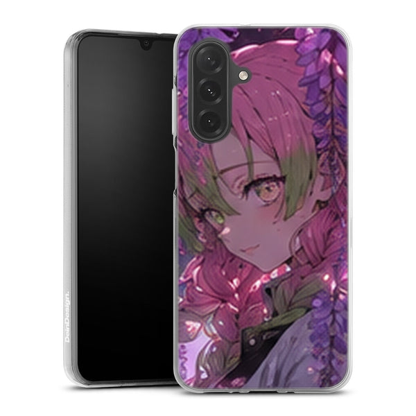 Coque Samsung A27 5G Demon Slayer Mitsuri Kanroji Profil Glycines Violettes - coque Samsung A27 5G Demon Slayer