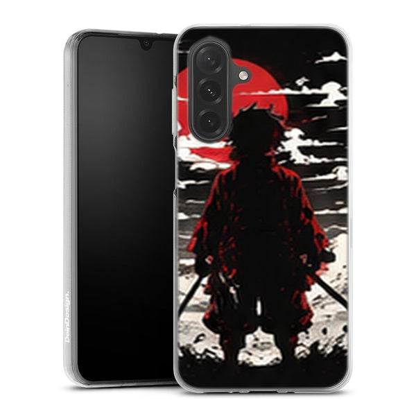 Coque Samsung A27 5G Demon Slayer Tanjiro Kamado Silhouette Soleil Noir Blanc - coque Samsung A27 5G Demon Slayer
