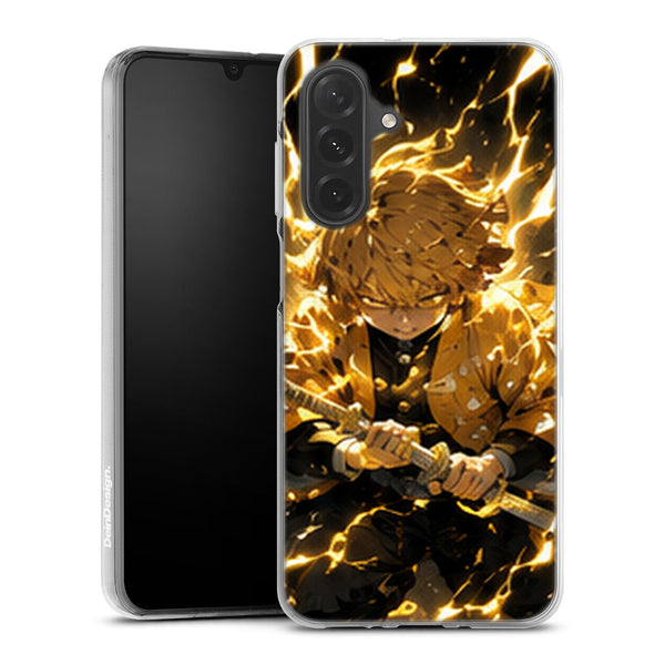 Coque Samsung A27 5G Demon Slayer Zenitsu Agatsuma Concentration Foudre - coque Samsung A27 5G Demon Slayer