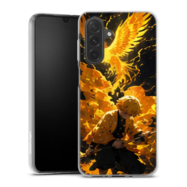 Coque Samsung A27 5G Demon Slayer Zenitsu Agatsuma Phoenix Foudre - coque Samsung A27 5G Demon Slayer