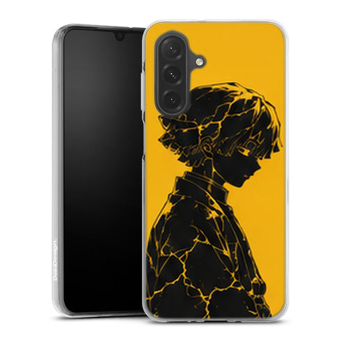 Coque Samsung A27 5G Demon Slayer Zenitsu Agatsuma Profil Jaune Noir - coque Samsung A27 5G Demon Slayer