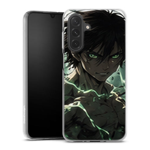 Coque Samsung A27 5G Eren Titan Aura Verte Attaque des Titans - coque Samsung A27 5G Attaque des Titans