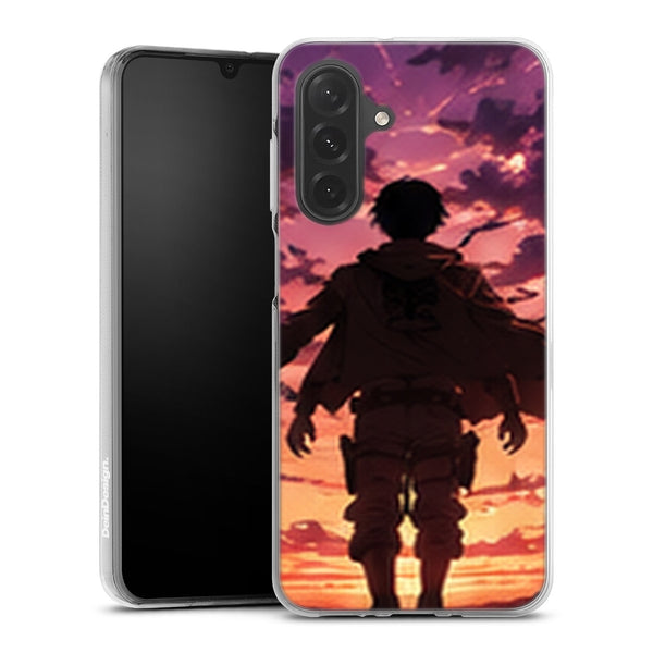 Coque Samsung A27 5G Eren Titan Coucher de Soleil Attaque des Titans - coque Samsung A27 5G Attaque des Titans