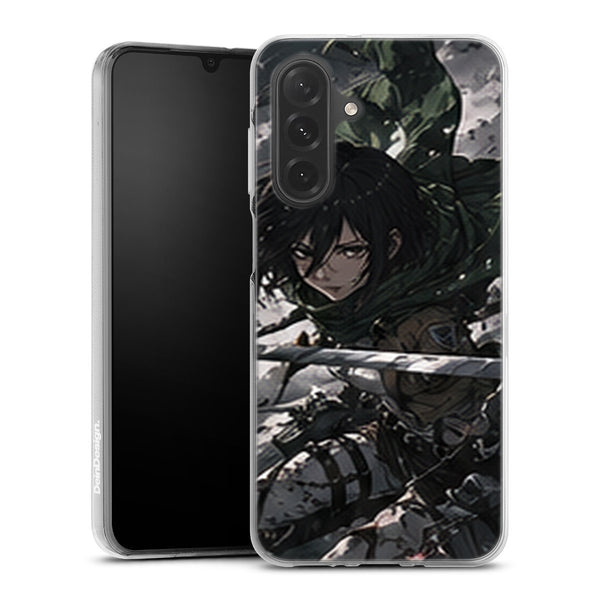 Coque Samsung A27 5G Mikasa Ackerman Assaut au Sabre Attaque des Titans - coque Samsung A27 5G Attaque des Titans