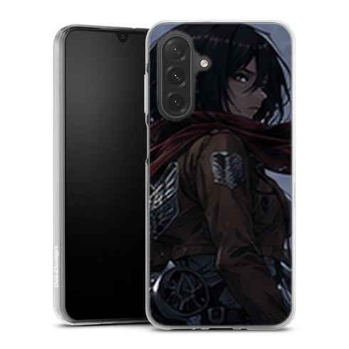Coque Samsung A27 5G Mikasa Ackerman Cape au Vent Attaque des Titans - coque Samsung A27 5G Attaque des Titans