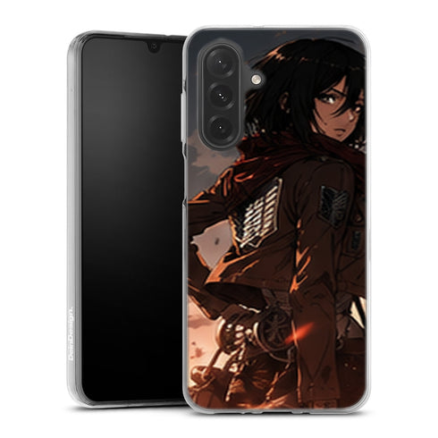 Coque Samsung A27 5G Mikasa Ackerman Coucher de Feu Attaque des Titans - coque Samsung A27 5G Attaque des Titans