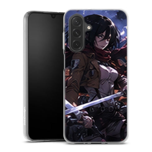 Coque Samsung A27 5G Mikasa Ackerman Double Lame Attaque des Titans - coque Samsung A27 5G Attaque des Titans
