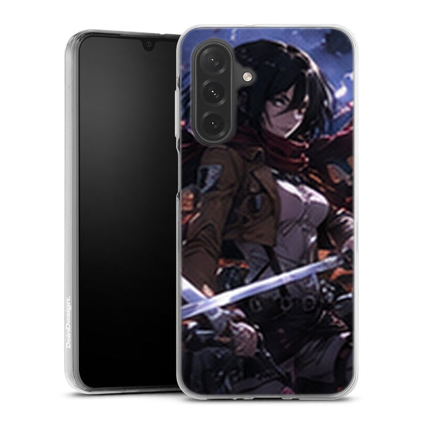 Coque Samsung A27 5G Mikasa Ackerman Double Lame Attaque des Titans - coque Samsung A27 5G Attaque des Titans
