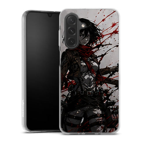 Coque Samsung A27 5G Mikasa Ackerman Eclats Sanglants Attaque des Titans - coque Samsung A27 5G Attaque des Titans