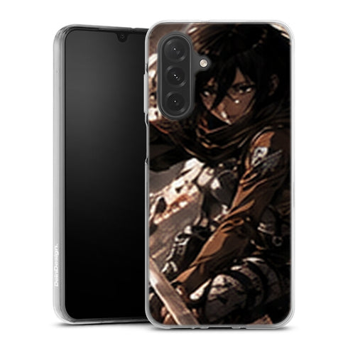 Coque Samsung A27 5G Mikasa Ackerman Lame Dans Les Ruines Attaque des Titans - coque Samsung A27 5G Attaque des Titans