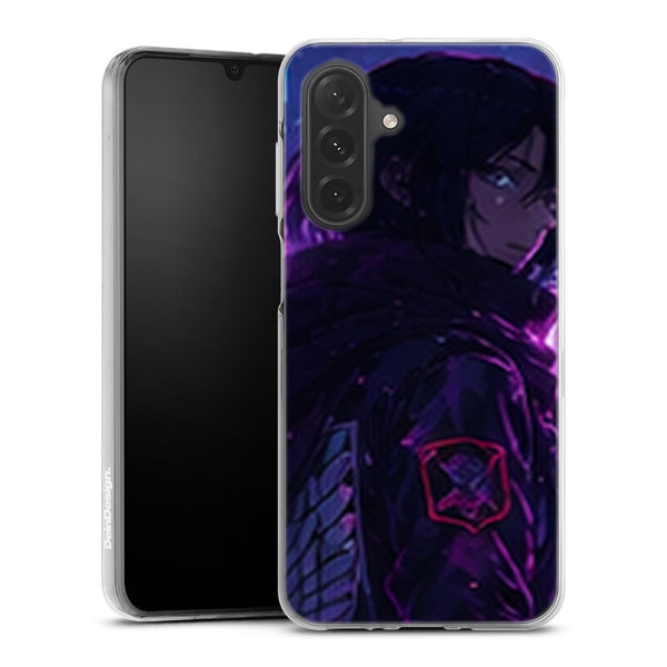 Coque Samsung A27 5G Mikasa Ackerman Neon Violet Attaque des Titans - coque Samsung A27 5G Attaque des Titans