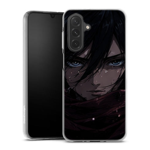 Coque Samsung A27 5G Mikasa Ackerman Regard Sombre Attaque des Titans - coque Samsung A27 5G Attaque des Titans