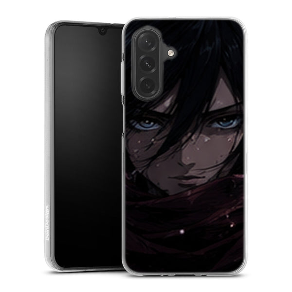 Coque Samsung A27 5G Mikasa Ackerman Regard Sombre Attaque des Titans - coque Samsung A27 5G Attaque des Titans