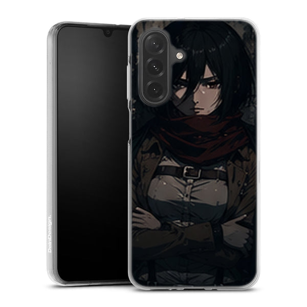 Coque Samsung A27 5G Mikasa Ackerman Silence des Murs Attaque des Titans - coque Samsung A27 5G Attaque des Titans