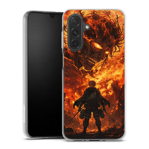 Coque Samsung A27 5G Shingeki no Kyojin Brasier Titanique - coque Samsung A27 5G Attaque des Titans