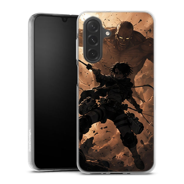 Coque Samsung A27 5G Shingeki no Kyojin Combat Contre Le Colosse - coque Samsung A27 5G Attaque des Titans