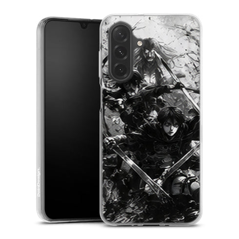 Coque Samsung A27 5G Shingeki no Kyojin Escouade Noir et Blanc - coque Samsung A27 5G Attaque des Titans