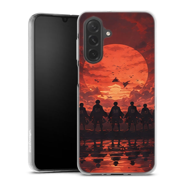 Coque Samsung A27 5G Shingeki no Kyojin Soleil Rouge du Bataillon - coque Samsung A27 5G Attaque des Titans